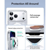 iPhone 17 Pro ESR Classic Hybrid Cover m. Indbygget Camera Control Knap - MagSafe Kompatibel - Gennemsigtig / Glimmer