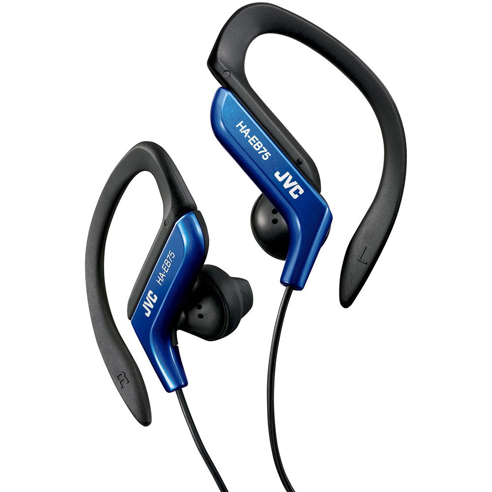 JVC HA-EB75 Sports Headset (In-Ear) m. Kabel - Sort / Blå