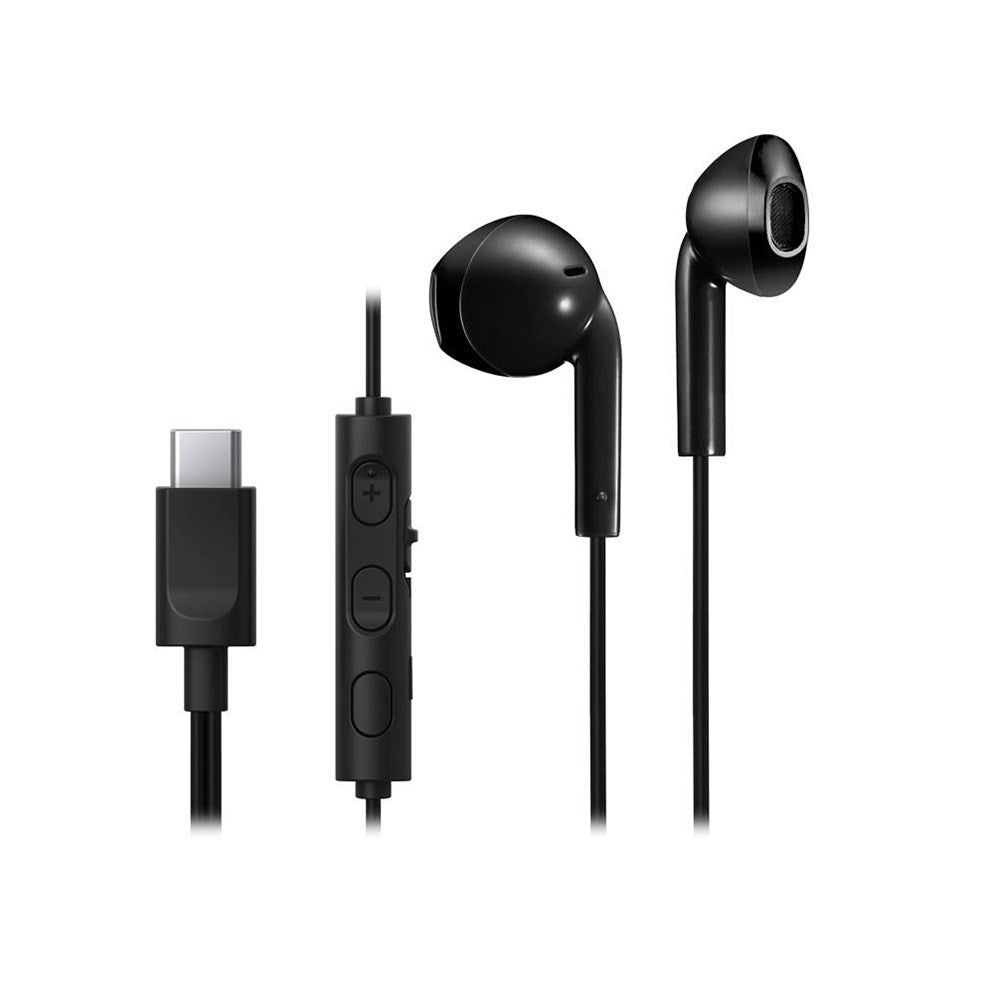 JVC HA-FR17UC In-Ear Headset m. USB-C og Mikrofon - Sort