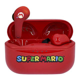 OTL Super Mario True Wireless Headset - In-Ear - Rød