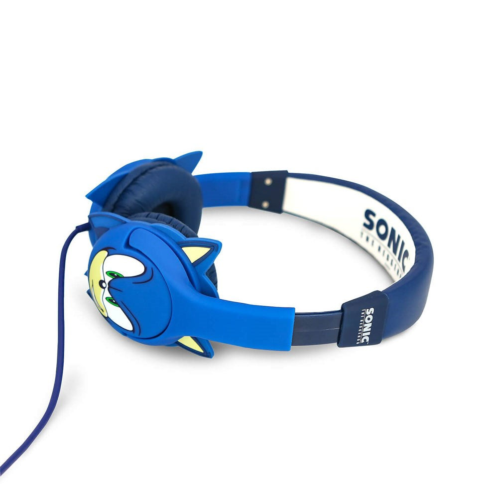 SONIC the Hedgehog OTL On-Ear Børne Headset m. 3D Ører - Max. 85dB - Blå