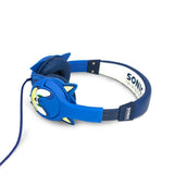 SONIC the Hedgehog OTL On-Ear Børne Headset m. 3D Ører - Max. 85dB - Blå
