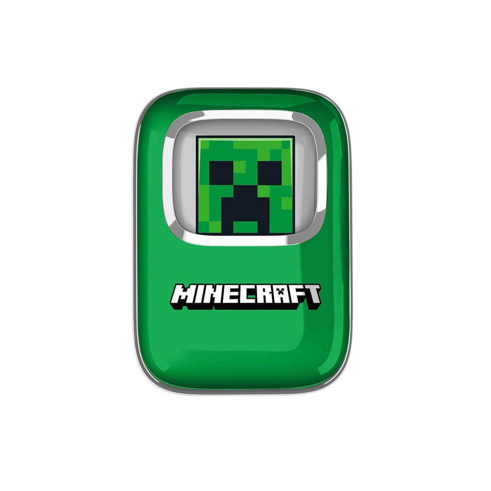 OTL Minecraft True Wireless In-Ear Høretelefoner - inkl. Skub-Op Opladningsetui - Grøn