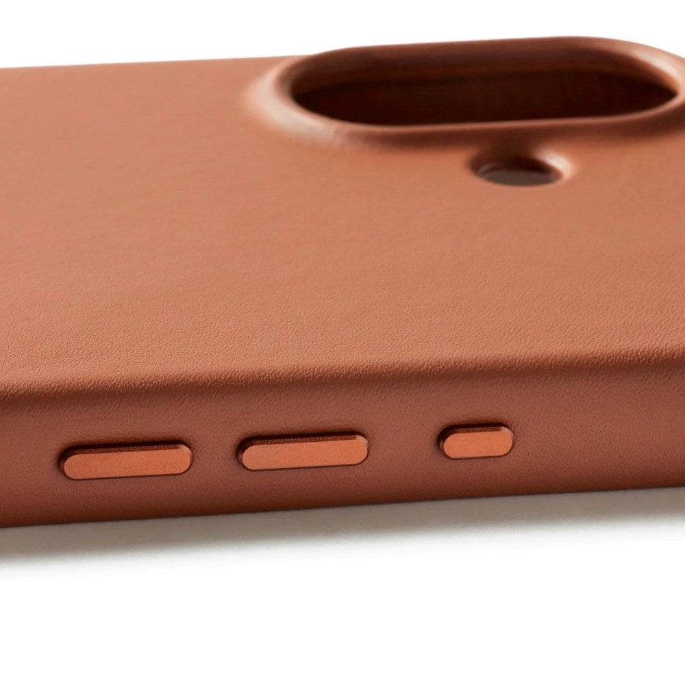 iPhone 17 Mujjo Leather Cover - MagSafe Kompatibel - Tan - (DEMO)