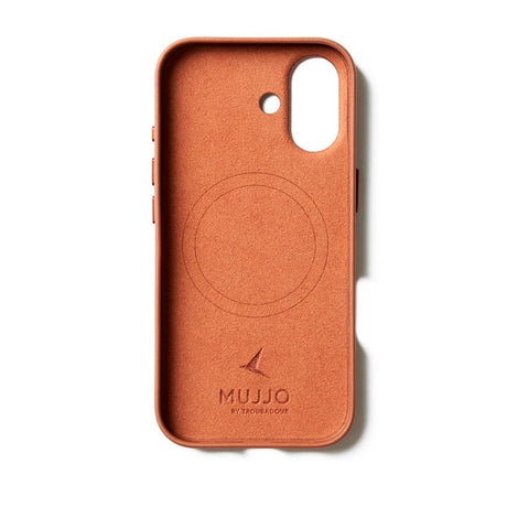 iPhone 17 Mujjo Leather Cover - MagSafe Kompatibel - Tan