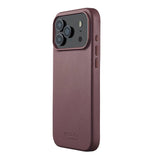 iPhone 17 Pro Max Mujjo Leather Cover - MagSafe Kompatibel - Bronze Red