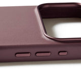 iPhone 17 Pro Mujjo Leather Cover - MagSafe Kompatibel - Bronze Red
