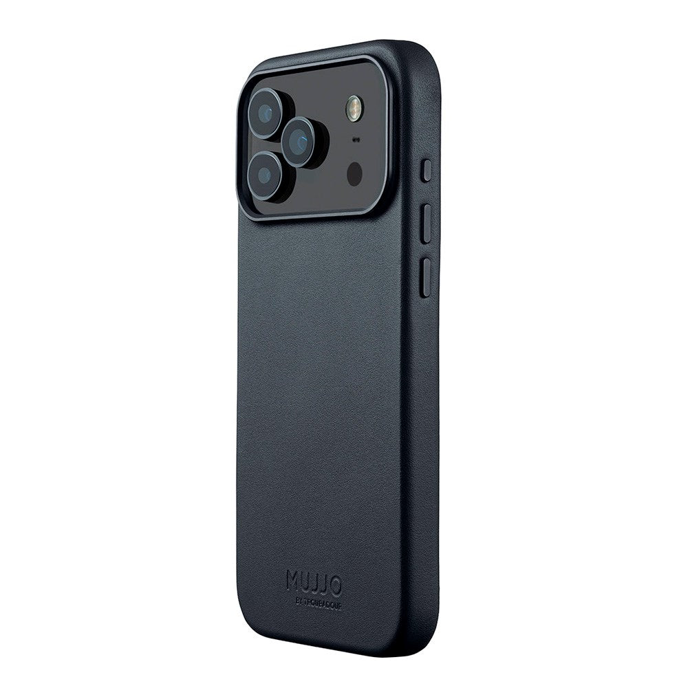 iPhone 17 Pro Max Mujjo Leather Cover - MagSafe Kompatibel - Basalt