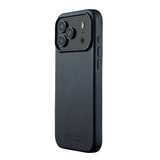 iPhone 17 Pro Max Mujjo Leather Cover - MagSafe Kompatibel - Basalt