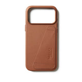 iPhone 17 Pro Max Mujjo Wallet Leather Cover - MagSafe Kompatibel - Tan