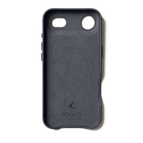 iPhone Air Mujjo Leather Cover - MagSafe Kompatibel - Basalt