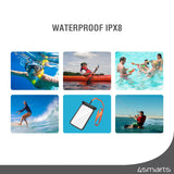 4smarts Universal Smartphone Waterproof Active Pro Stark Case - Sort / Gennemsigtig (Maks. Mobil: 12 x 22,5 x 2 cm)