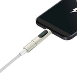 4smarts USB-C til USB-C PremiumCord - 3x USB-C til USB-C Kabel m. USB-C Adapter & Forlænger - Hvid