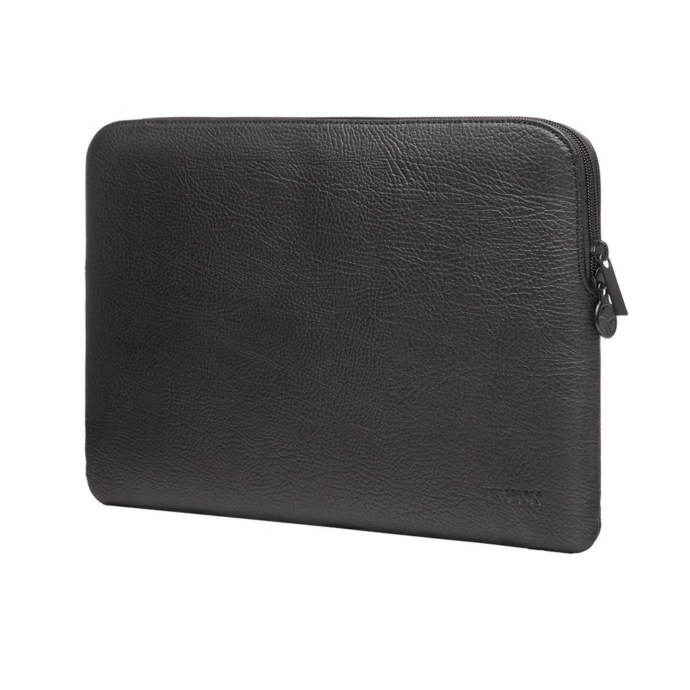 Trunk Vegansk Læder Sleeve til Laptop 13" (30,5 x 22 x 2 cm) - Black Apple Peel