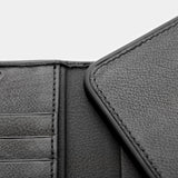 Trunk iPhone 13 Ægte Læder Cover - 2-i-1 Design - Sort