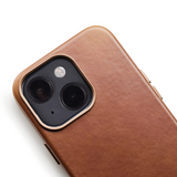 Trunk iPhone 13 Ægte Læder Bagside Cover - Brun
