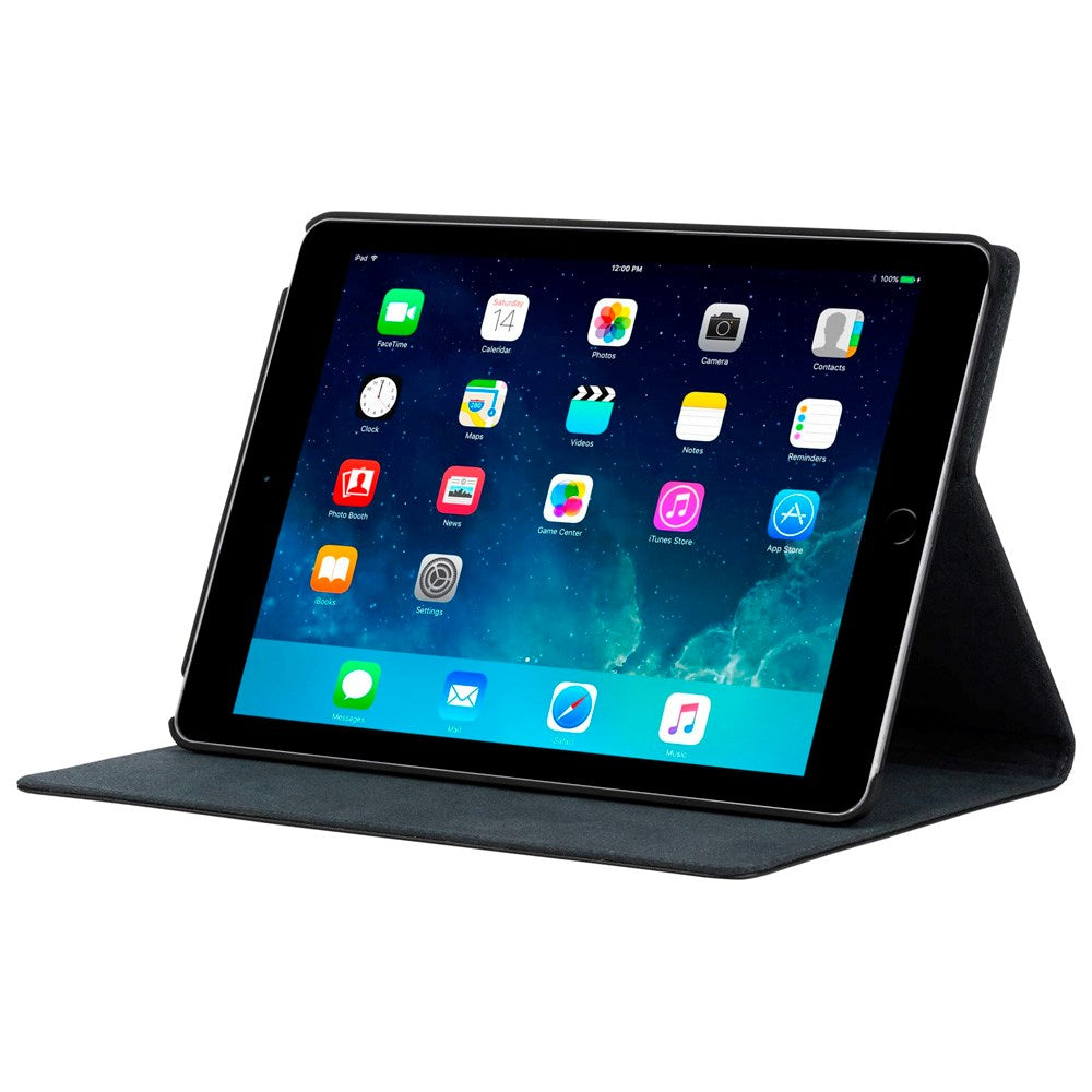 dbramante1928 - iPad 9.7" (2018 / 2017) Copenhagen 2 Ægte Læder Flip Cover - Black