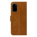 Samsung Galaxy S20+ (Plus) - dbramante1928 Copenhagen Slim Ægte Læder Flip Cover m. Pung - Tan