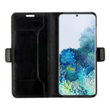 Samsung Galaxy S20+ (Plus) - dbramante1928 Copenhagen Slim Ægte Læder Flip Cover m. Pung - Black