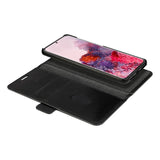 Samsung Galaxy S20 - dbramante1928 Lynge 2-i-1 Ægte Læder Flip Cover - Black