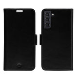Samsung Galaxy S22+ (Plus) - dbramante1928 Lynge 2-i-1 Ægte Læder Flip Cover - Black