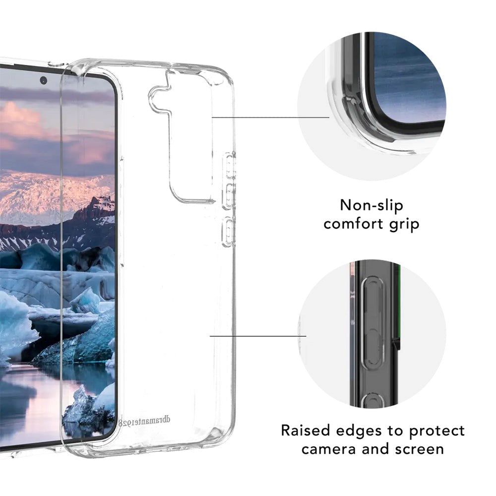 Samsung Galaxy S22 dbramante1928 Greenland Bagside Cover - 100% Genbrugsplastik - Gennemsigtig