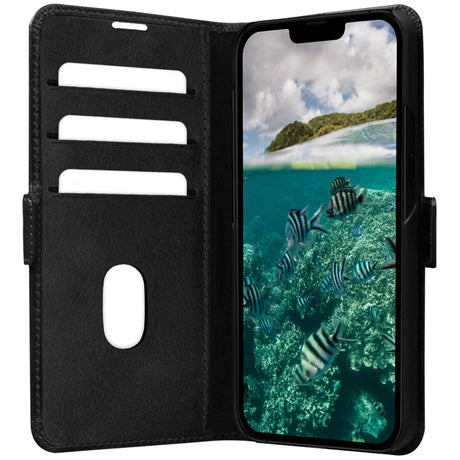 dbramante1928 iPhone 14 Plus Copenhagen Slim Læder Flip Cover m. Pung - Black