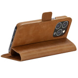 dbramante1928 iPhone 14 Pro Max Copenhagen Slim Læder Flip Cover m. Pung - Tan