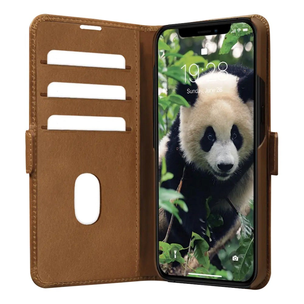 dbramante1928 iPhone 13 Copenhagen Læder Flip Cover m. Pung - Tan