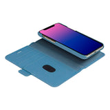 iPhone 11 Pro - dbramante1928 New York 2-i-1 Ægte Læder Flip Cover - Nightfall Blue