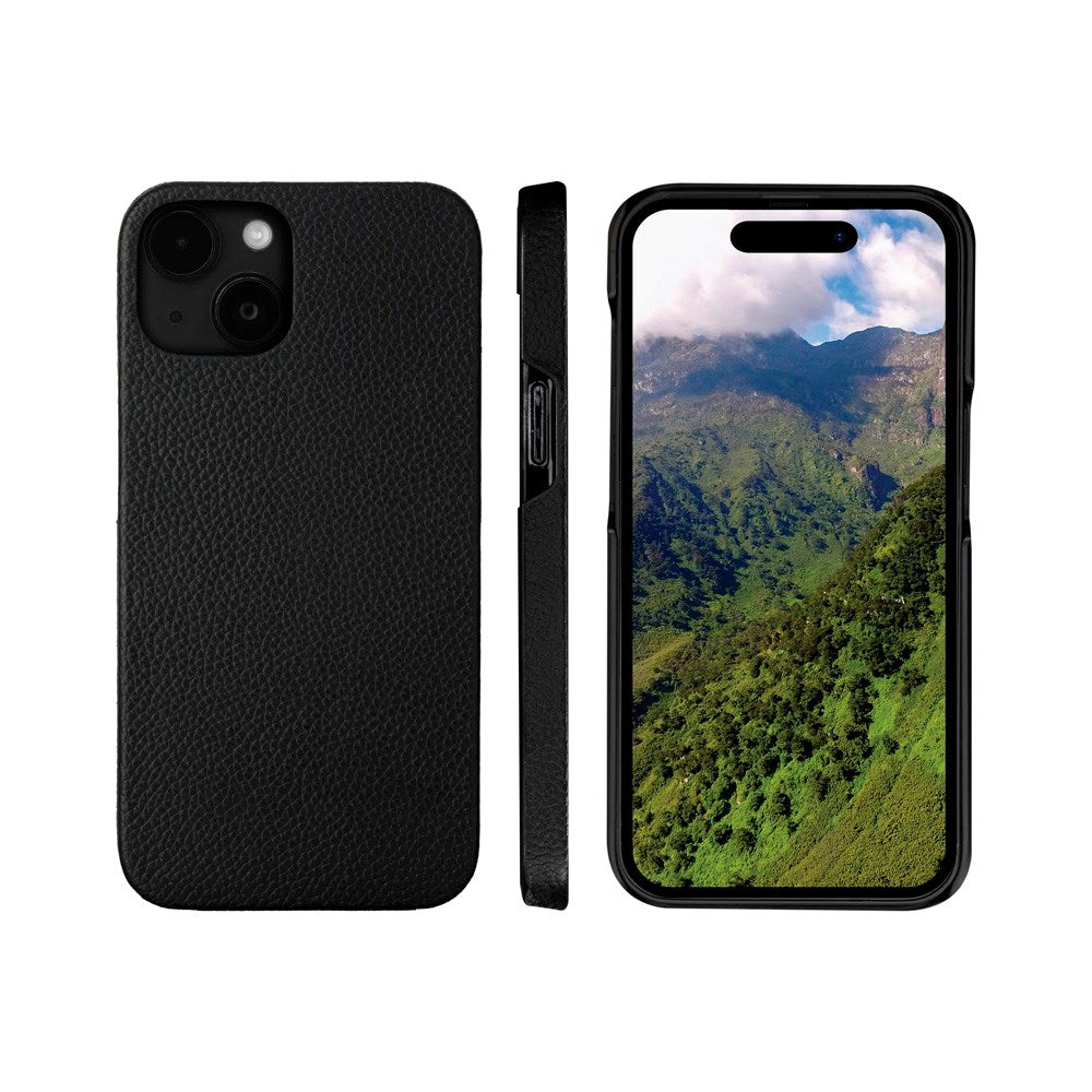 iPhone 15 Plus - dbramante1928 New York 2-i-1 Ægte Læder Flip Cover - Night Black