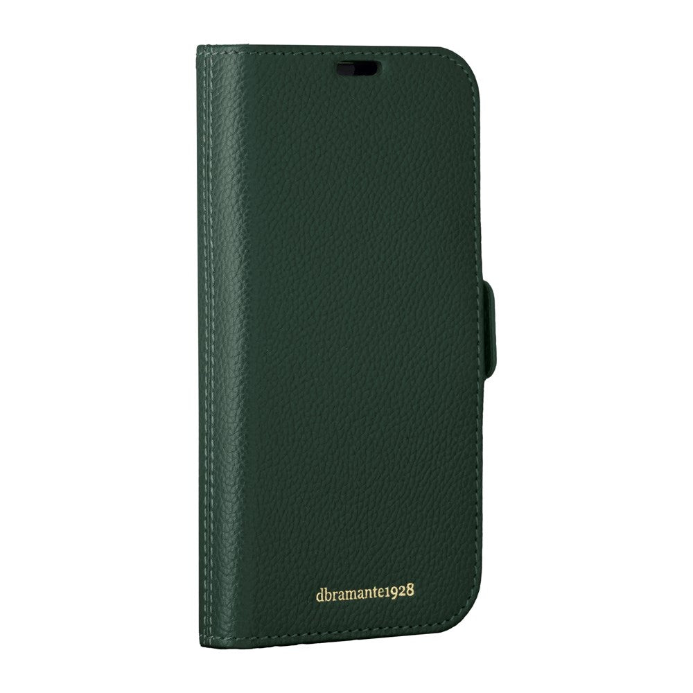 iPhone 15 Pro Max - dbramante1928 New York 2-i-1 Ægte Læder Flip Cover - Evergreen