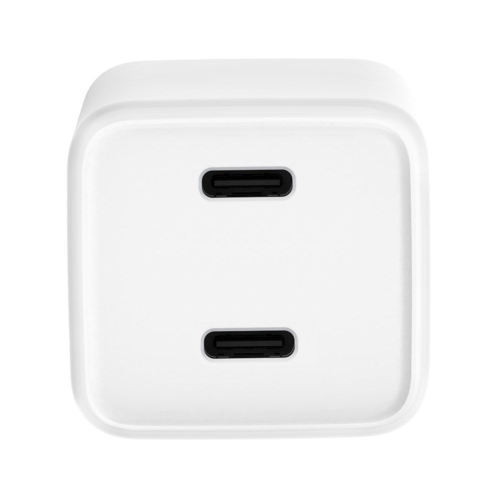 Xceed 65W GaN Multifunktionel Vægoplader - 2 x USB-C - Hvid