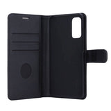 RadiCover Samsung Galaxy S20 - Kunst Læder Cover - 86% Strålingsbeskyttelse - Sort