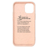 iPhone 12 Mini GreyLime 100% Biodegradable Cover - Lyserød