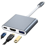 Lippa 3-in-1 60W USB-C Hub - Sølv