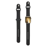 Apple Watch (42/44/SE/45/46/49mm) Lippa Silikone Rem - Mørkegrå