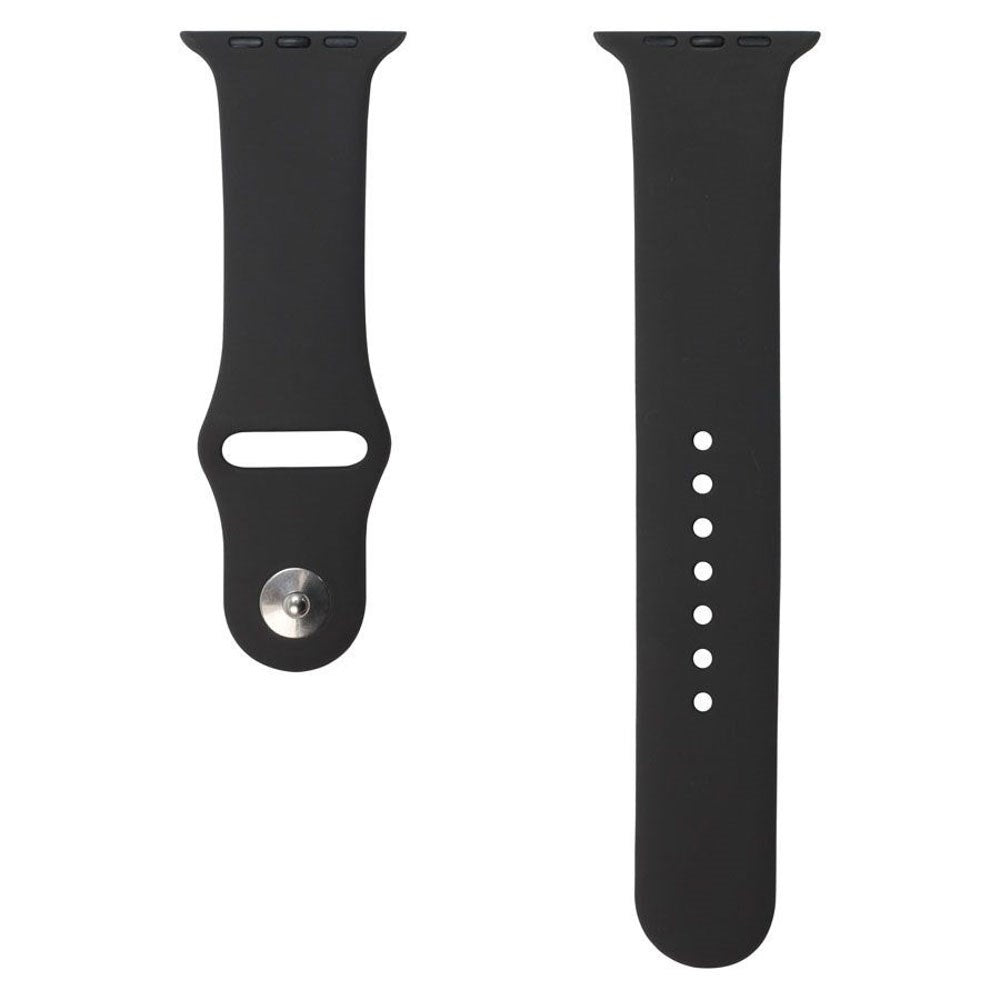 Apple Watch (42/44/SE/45/46/49mm) Lippa Silikone Rem - Mørkegrå