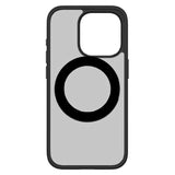 iPhone 15 Pro Lippa Hybrid Plastik Bagside Cover m. Roterbar Kickstand - MagSafe Kompatibel - Mat / Sort