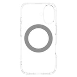 iPhone 16 Lippa Hybrid Plastik Bagside Cover m. Roterbar Kickstand - MagSafe Kompatibel - Gennemsigtig / Sølv