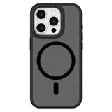 iPhone 15 Pro Lippa Hybrid Plastik Bagside Cover - MagSafe Kompatibel - Mat / Sort