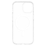 iPhone 15 Lippa Hybrid Plastik Bagside Cover - MagSafe Kompatibel - Gennemsigtig / Hvid
