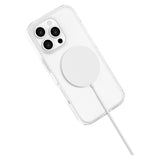 iPhone 16 Pro Lippa Hybrid Plastik Bagside Cover - MagSafe Kompatibel - Gennemsigtig / Hvid