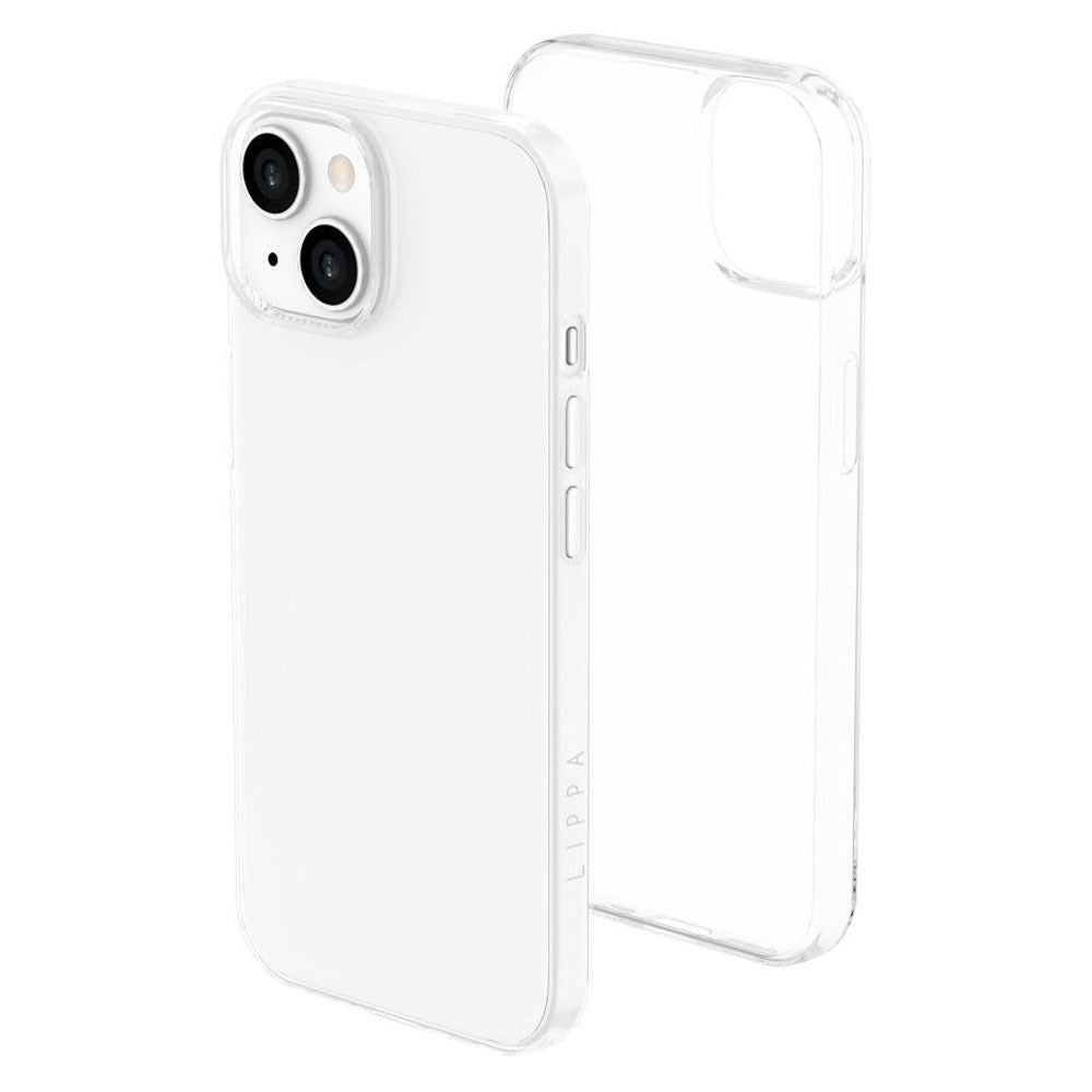 iPhone 15 Lippa Slankt Fleksibelt Plastik Bagside Cover - Gennemsigtig