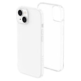iPhone 15 Lippa Slankt Fleksibelt Plastik Bagside Cover - Gennemsigtig