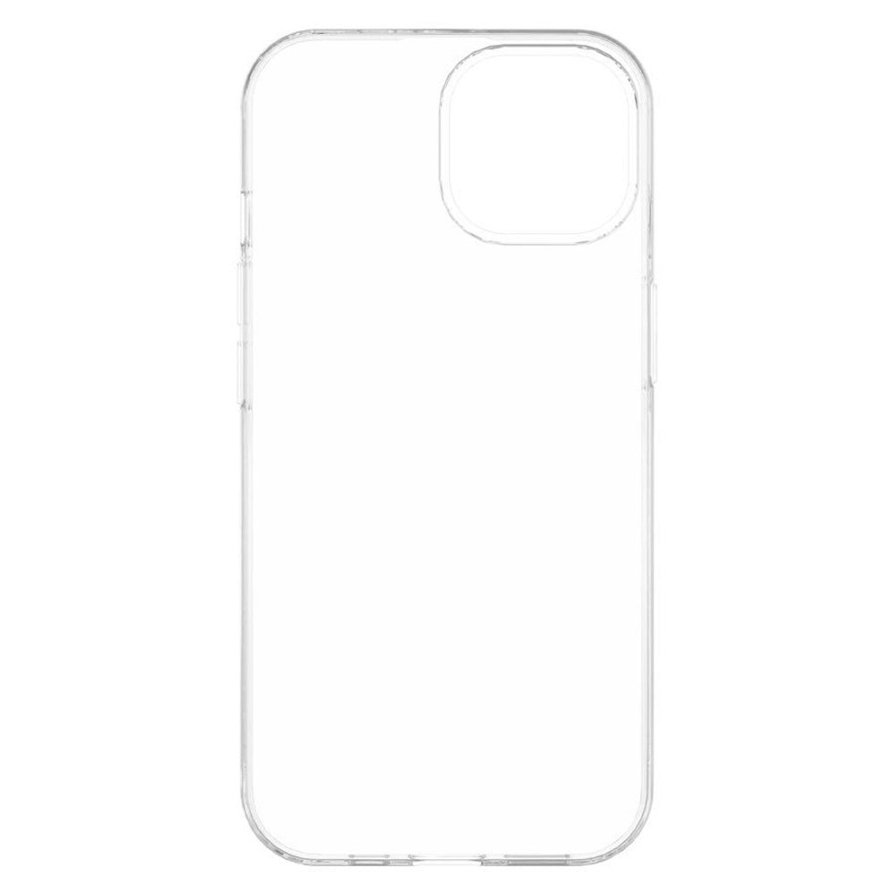 iPhone 15 Lippa Slankt Fleksibelt Plastik Bagside Cover - Gennemsigtig