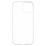 iPhone 15 Lippa Slankt Fleksibelt Plastik Bagside Cover - Gennemsigtig