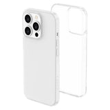 iPhone 15 Pro Lippa Slankt Fleksibelt Plastik Bagside Cover - Gennemsigtig