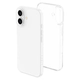 iPhone 16 Lippa Slankt Fleksibelt Plastik Bagside Cover - Gennemsigtig