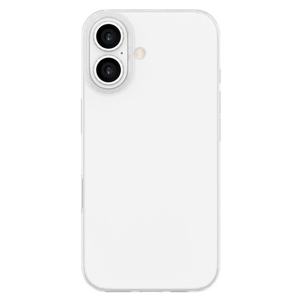 iPhone 16 Lippa Slankt Fleksibelt Plastik Bagside Cover - Gennemsigtig